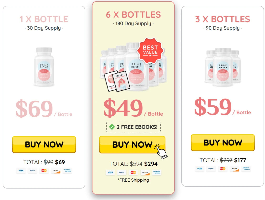 PrimeBiome sale